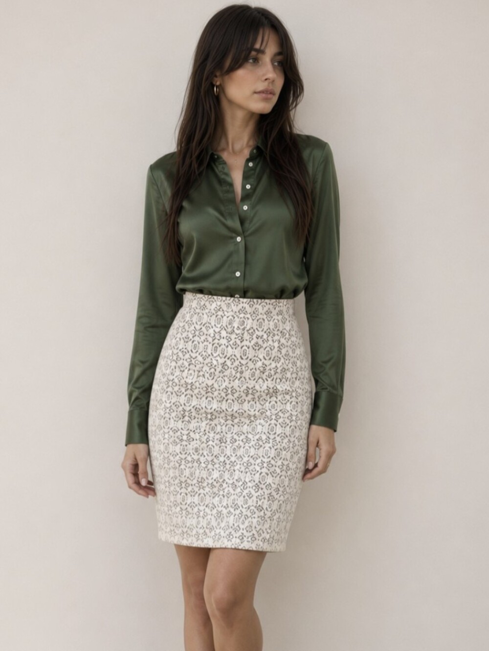 Anthropologie Edme & Esyllte Lace Skirt Size 4